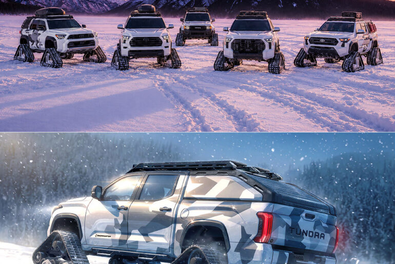 Toyota Snowhunter Concept Tracked Tundra 4 Runner Tacoma
