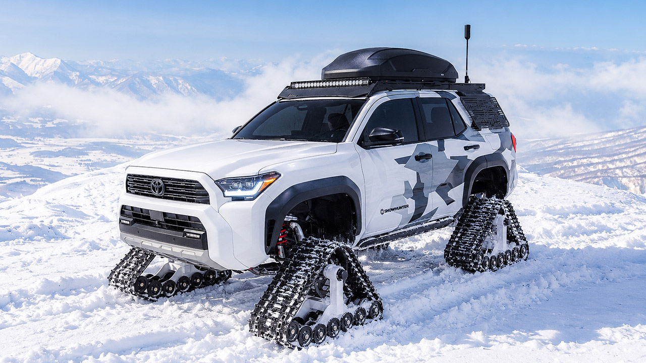 Toyota Snowhunter Concept Tracked Tundra 4Runner Tacoma