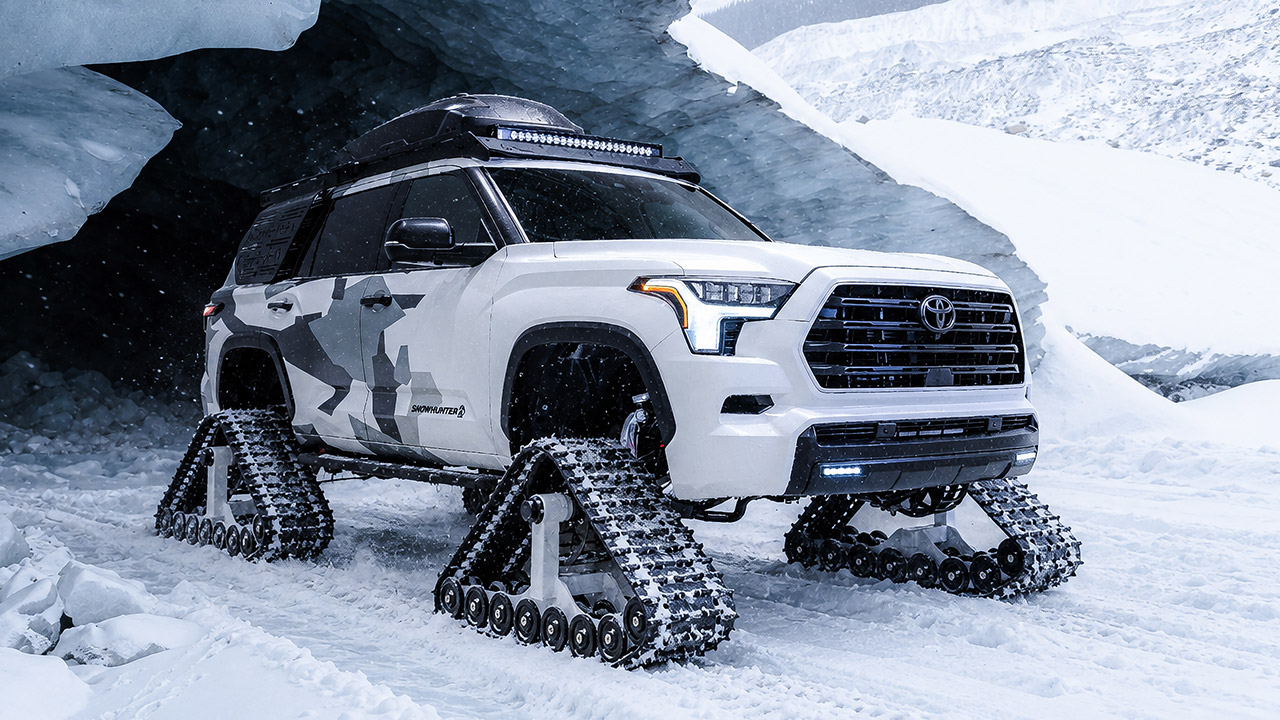 Toyota Snowhunter Concept Tracked Tundra 4Runner Tacoma
