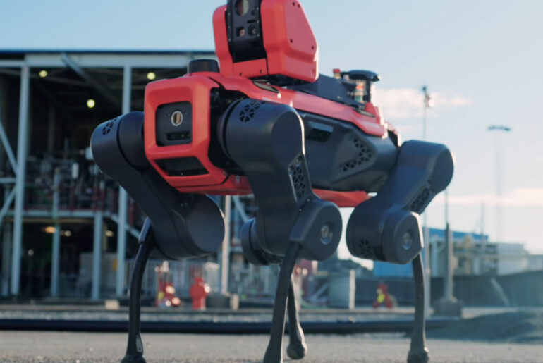 ANYbotics ANYmal X Robot Dog Inspection Oil Gas Zones