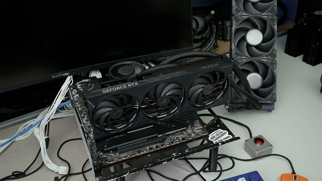 Old Air Conditioner Unit Radiator RTX 3080 GPU Cooler Mod