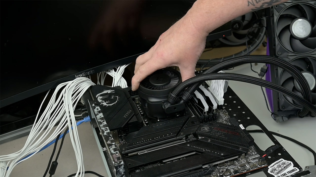 Old Air Conditioner Unit Radiator RTX 3080 GPU Cooler Mod